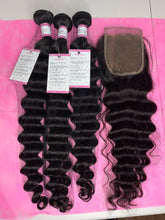 Load image into Gallery viewer, Loose Deep Bundles & Closure