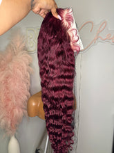 Load image into Gallery viewer, KARLAMI burgundy curly Wig
